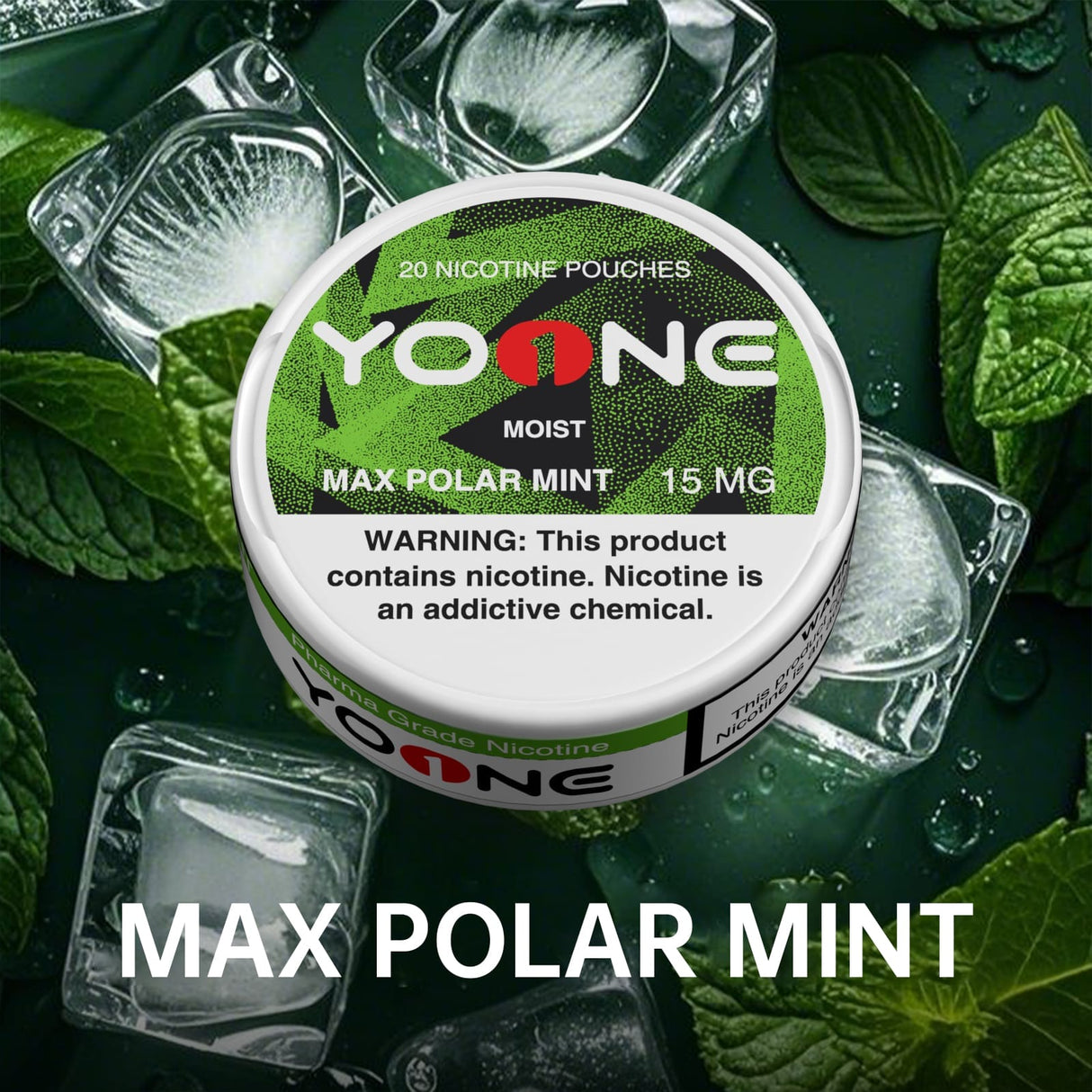 YOONE Pouches Max Polar Mint 15MG (Moist)