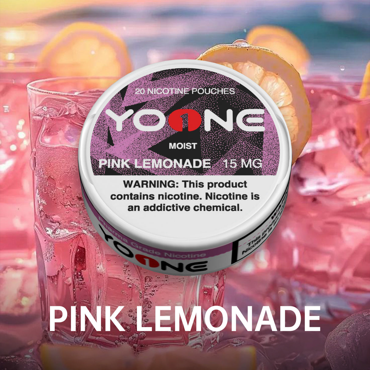 YOONE Pouches Pink Lemon 15MG (Moist)