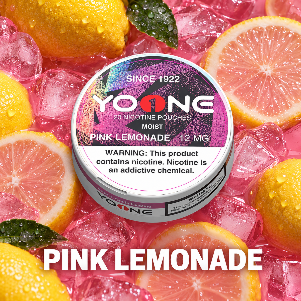 YOONE Pouches Pink Lemonade 12MG (Moist)