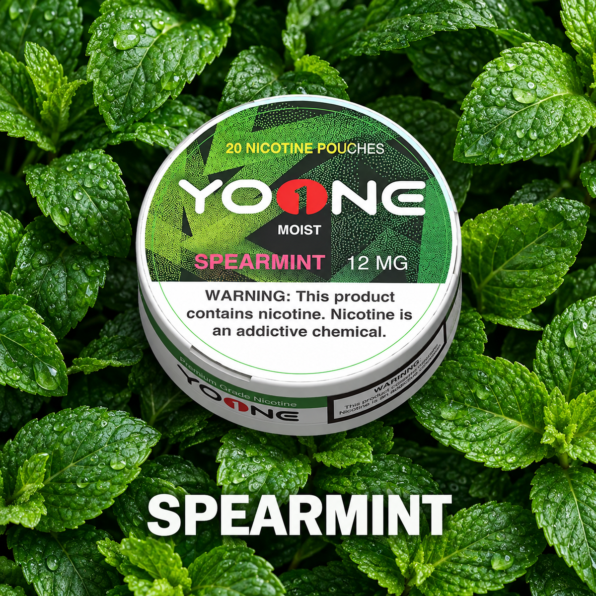 YOONE Pouches Spearmint 12MG (Moist)