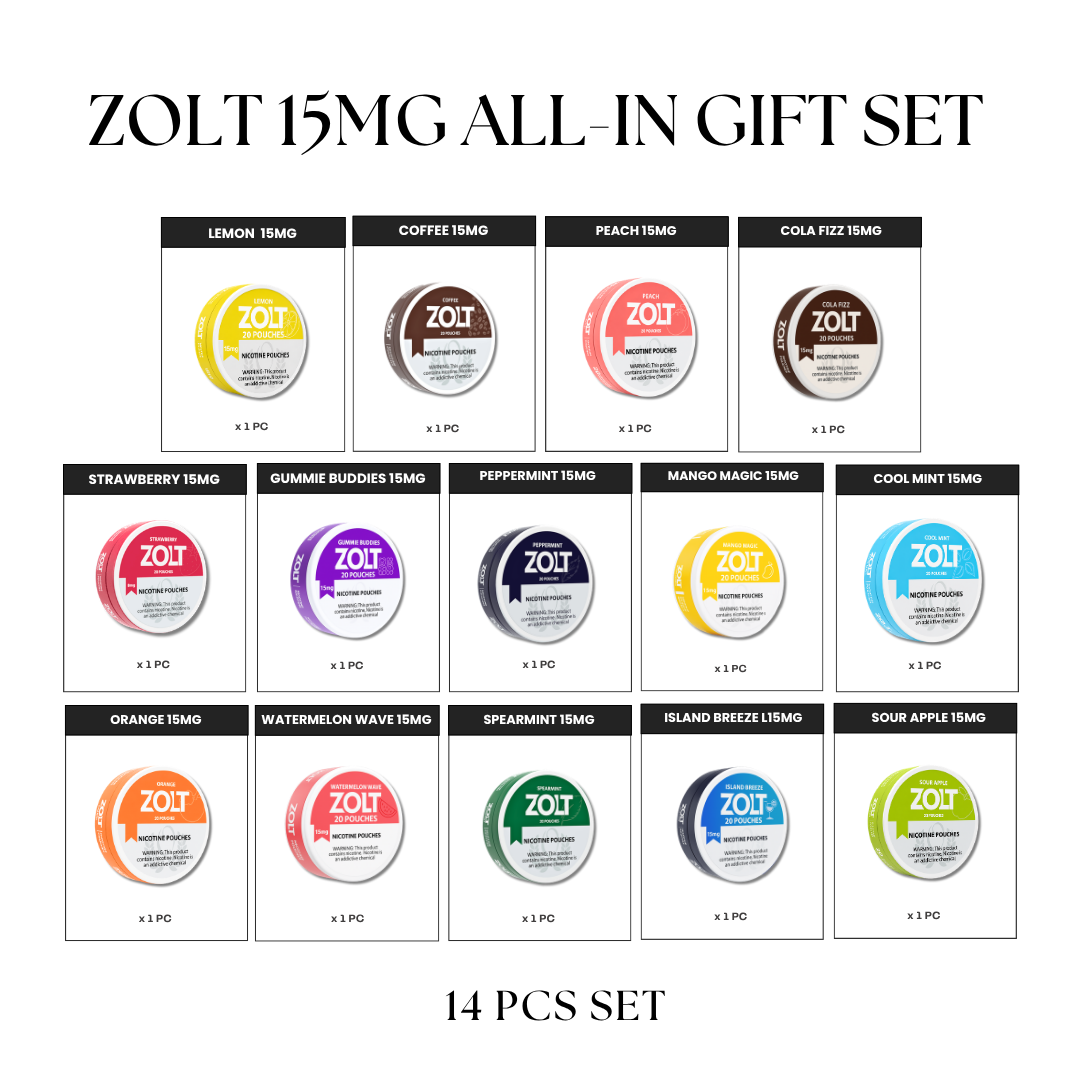 ZOLT Pouches 15MG All-In Set (14pcs)
