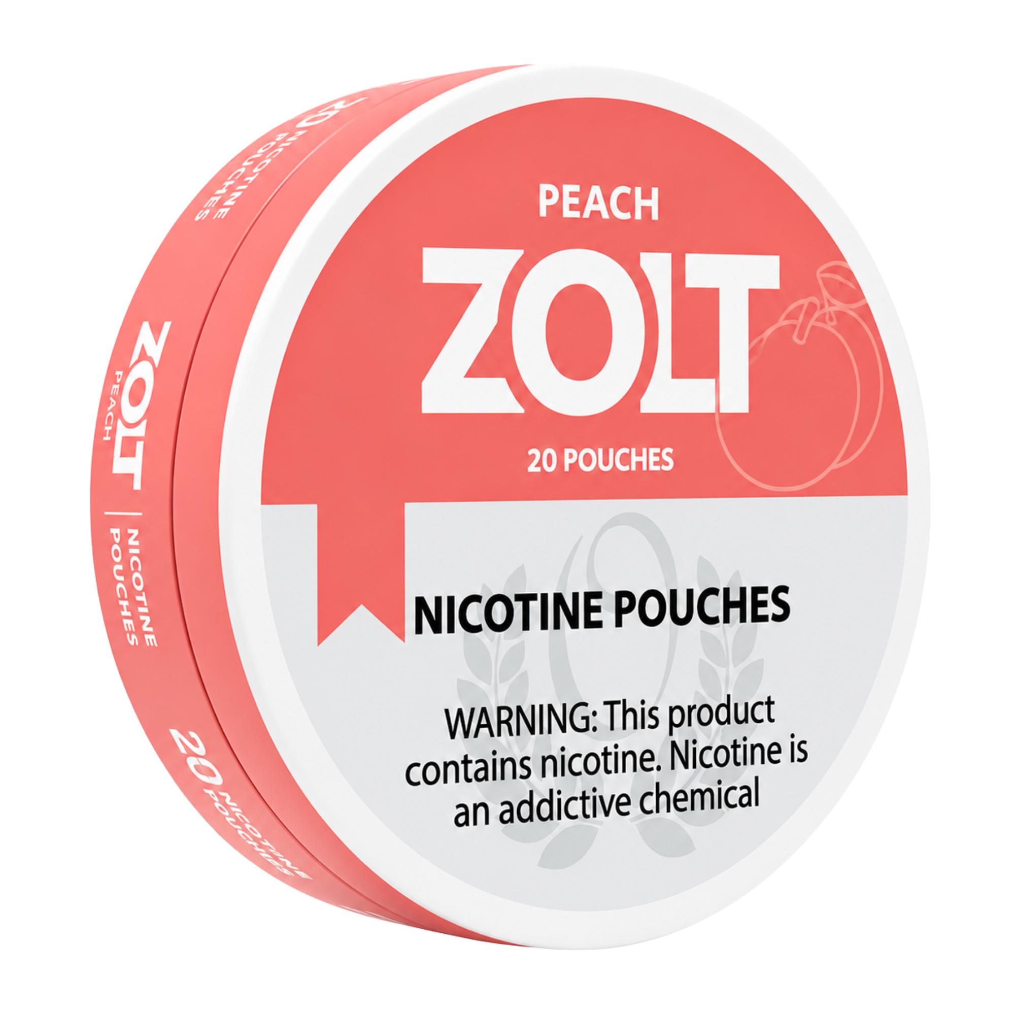 ZOLT Pouches Peach 15MG