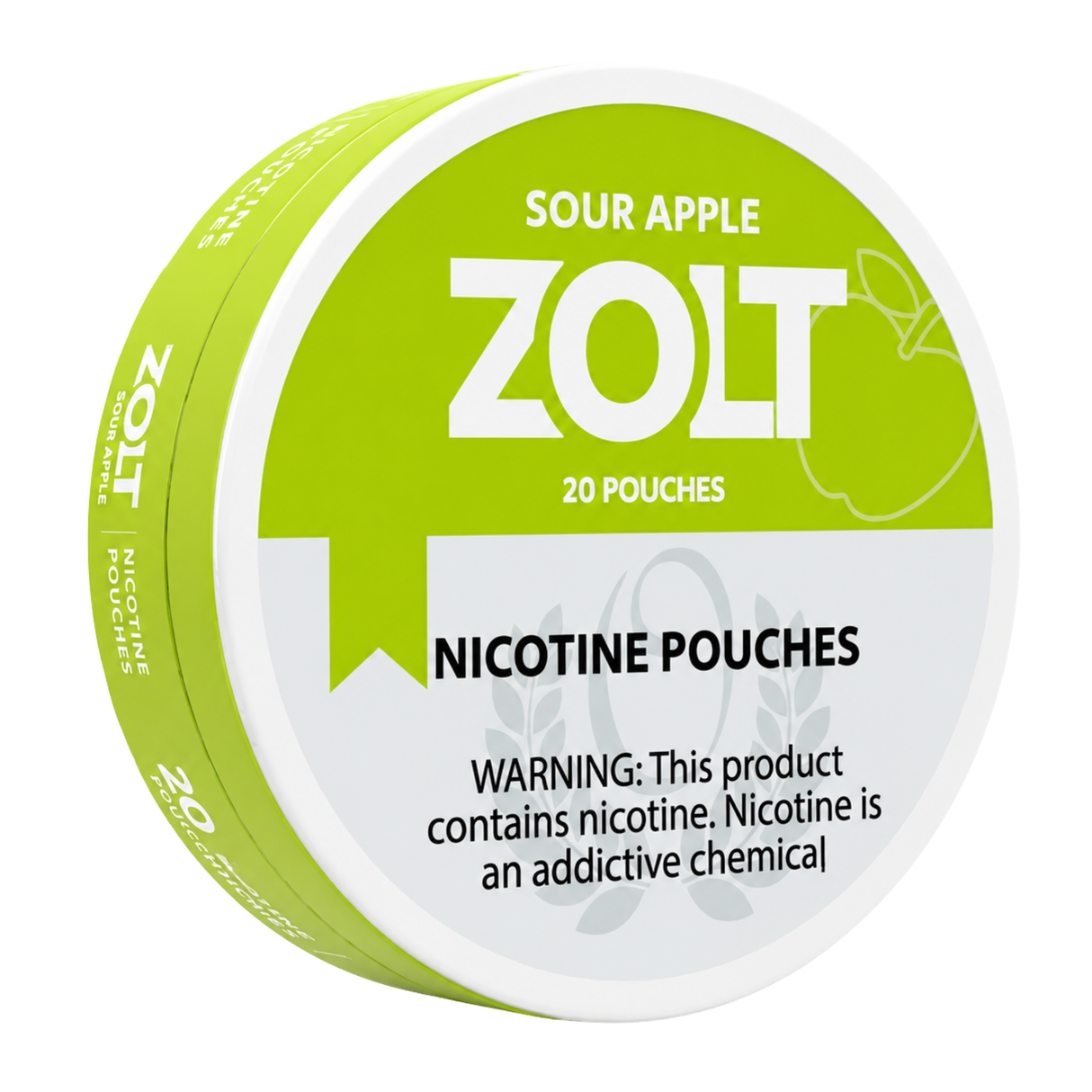 ZOLT Pouches Sour Apple 15MG