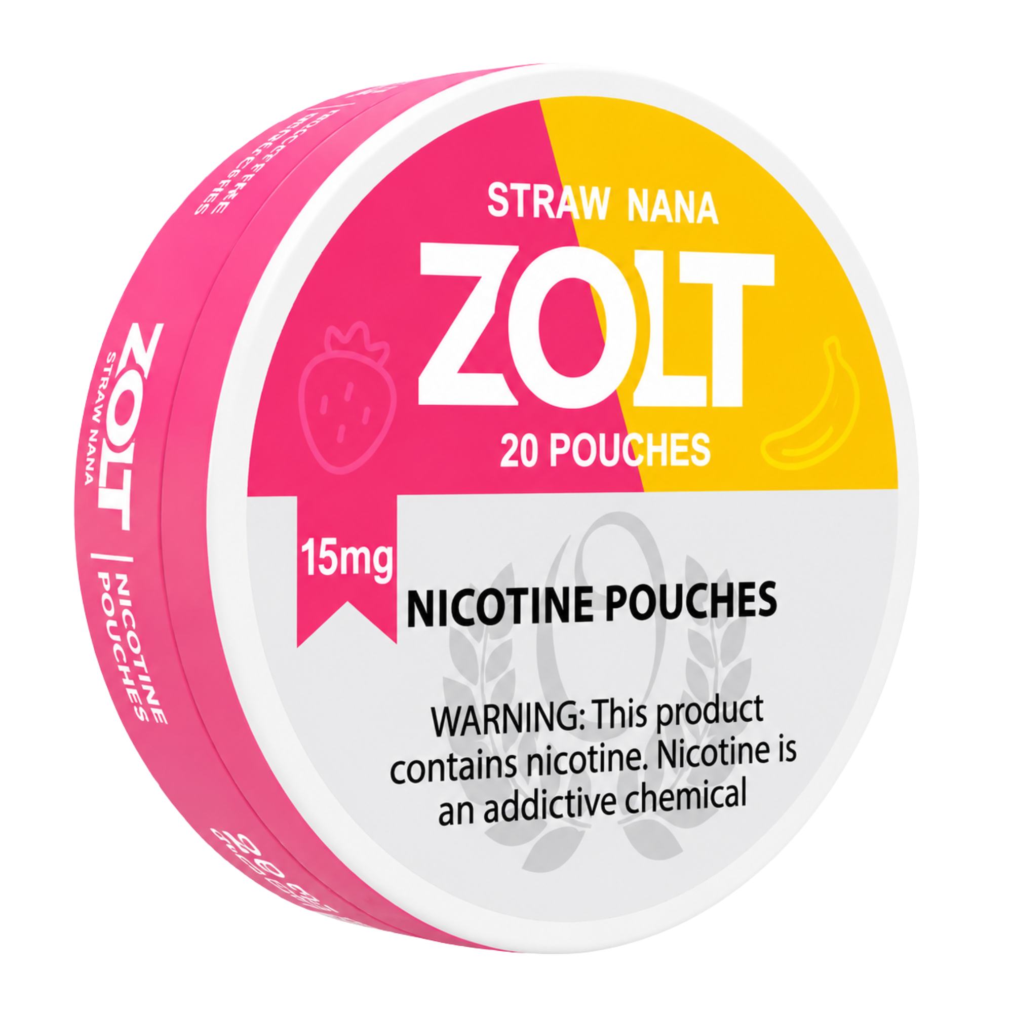 ZOLT Pouches Straw Nana 15MG