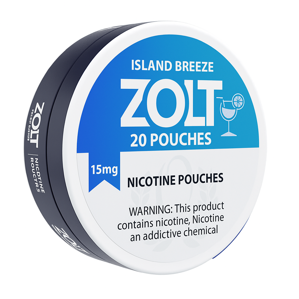 ZOLT Pouches Island Breeze 15MG - Best Pouches Canada Online – BestPouches