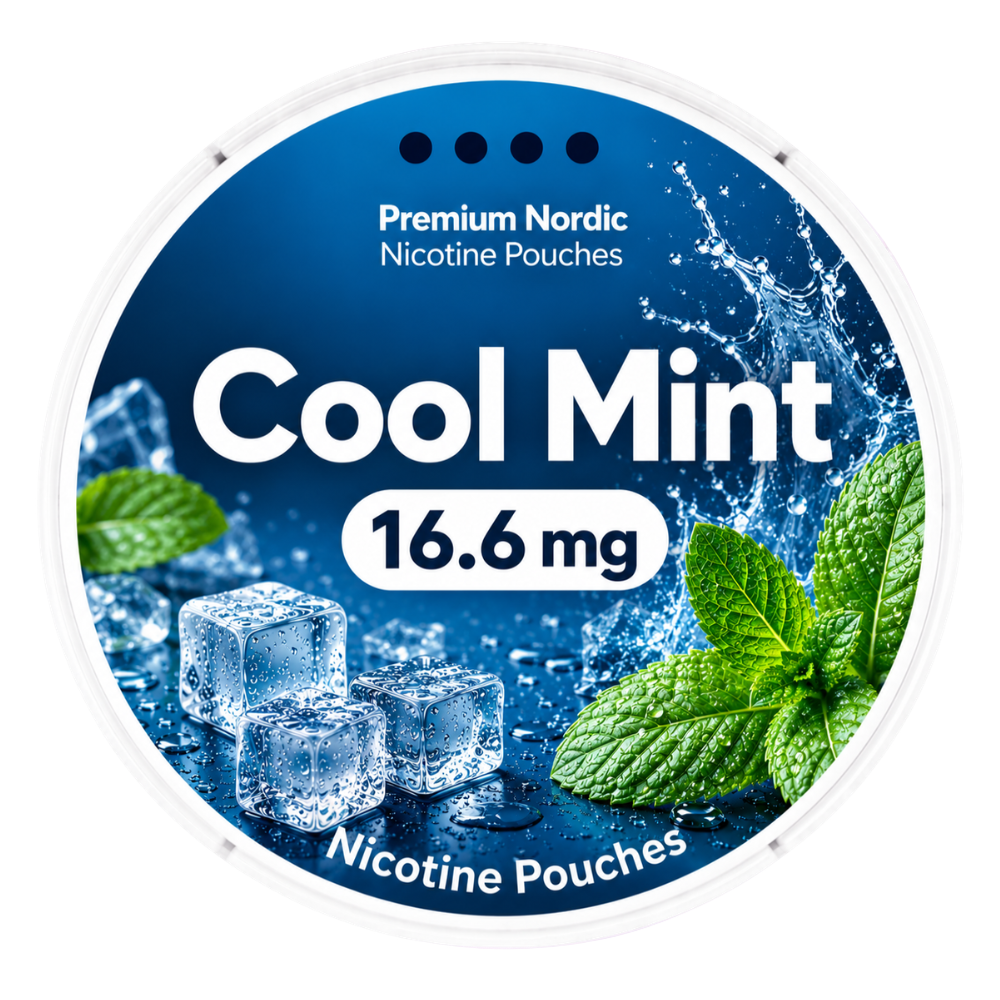Premium Nordic Pouches Cool Mint 16.6MG