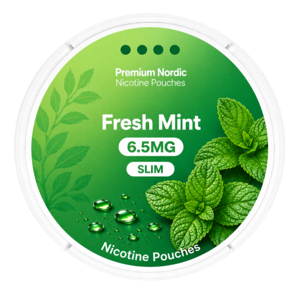 Premium Nordic Pouches Fresh Mint 6.5MG