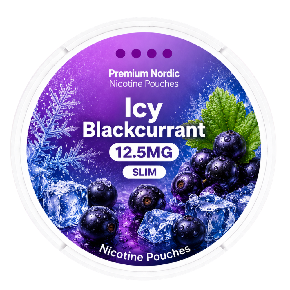 Premium Nordic Pouches Icy Blackcurrant 12.5MG