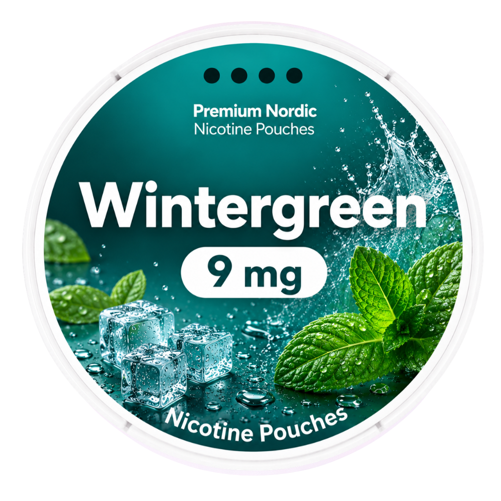Premium Nordic Pouches Wintergreen 9MG